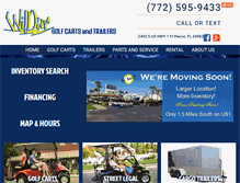 Tablet Screenshot of golfcartsandtrailers.com
